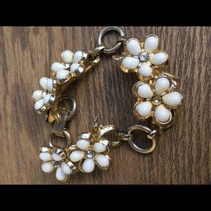 VINTAGE CORO FLORAL BRACELET